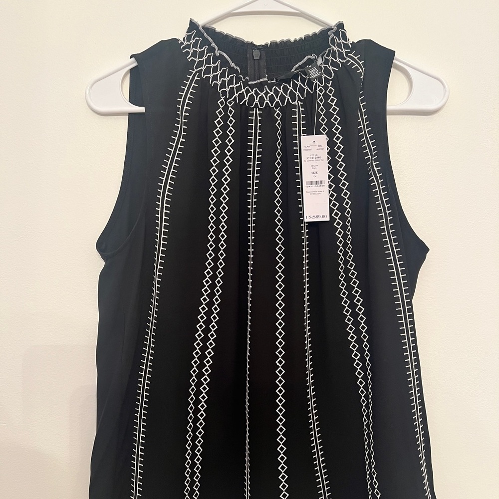 NWT WHBM Sleeveless Blouse